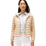 Tommy Hilfiger Puffer Jacket voor dames, Beige (Beige), XXS
