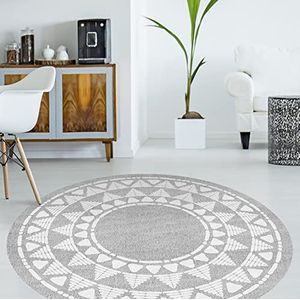 VINILIKO, Vinyl tapijt Khamba Grey [diameter] 150