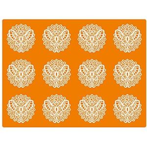 Dekora - Siliconen vorm met vlinders van Sweet Lace voor het versieren van taarten, cakes, cupcakes of koekjes - 30 x 40 cm
