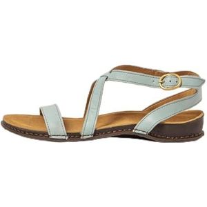 El Naturalista N5802 Panglao platte sandalen voor dames, Blauw, 36 EU breed