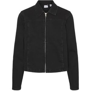 VERO MODA Jeansjack voor dames, zwart denim, M