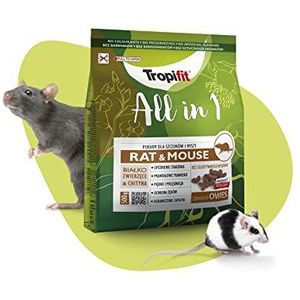 Tropifit All in 1 Rat & Mouse - voer voor ratten en muizen 500 g