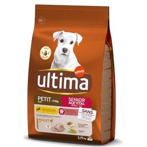 Ultima Droogvoer voor kleine honden, voor senioren, leeftijd vanaf 8 jaar, 2,75 kg