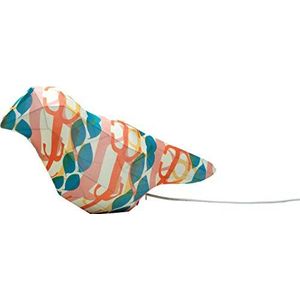 Alessi Pp01 2 I Love Animals: Cillirose lamp gemaakt van elastische stof, versierd met stalen frame, vervanging van elastische stof, wit