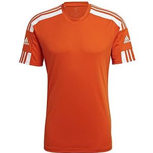 adidas heren T-shirt Squadra 21 Jersey, Team Orange / White, S