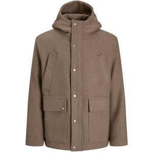Jack & Jones - Parka Jas Jess - Beige - Heren - Wollen