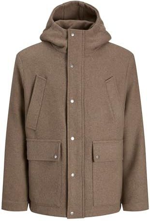 Jack & Jones - Parka Jas Jess - Beige - Heren - Wollen