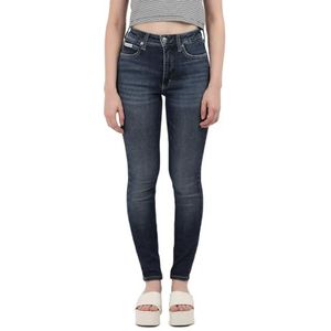 Calvin Klein - High Rise Skinny Jeans - Blauw - Katoen - Elastaan