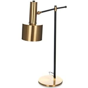 One Couture Tafellamp Modern Messing Goud Zwart Metaal Industrieel Ontwerp