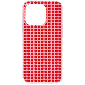 Comic Relief Iphone 14 Pro Telefoonhoesje Polka Dot Rood