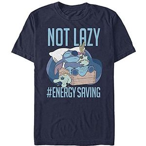 Disney Young Men's Lazy Energy T-Shirt, Navy Blue, 3X-Large