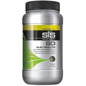 SiS GO Elektrolyt-Energiegetränk-Pulver, Isotonische Schnelle Zufuhr von Kohlenhydraten und Elektrolyten mit Citroen limoen Geschmack, Vegan, Glutenfreie - 500gr