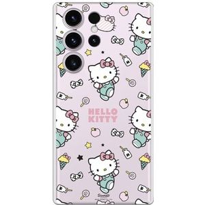 Flexibele beschermhoes voor smartphone Samsung S24 Ultra met de stickers van Hello Kitty