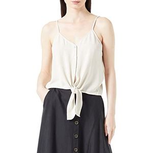 ONLY Dames Onlmette Strap Button Top Wvn Cs, Pumice Stone, S, Pumice Stone, S