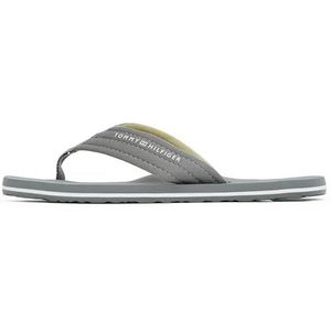 Tommy Hilfiger - HILFIGER NYC BEACH SANDAL - Slippers - Grijs - 7 UK, 41 EU