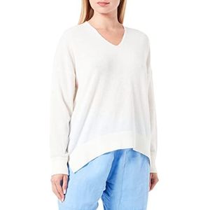 BOSS C_farenna gebreide sweater voor dames, Open White118, XL