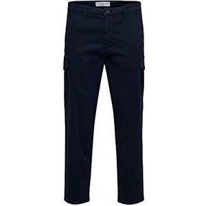 SELECTED HOMME - Cargobroek - Dark Sapphire - SLHSLIMTAPERED-WICK 172 CARGO W NOOS