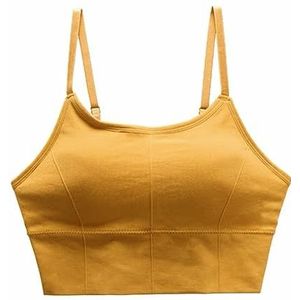 U-vormige gele mooie rugbeha hemdje stijl dames zomer binnenkleding