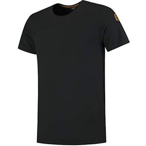 Tricorp 104002 Premium kruisnaad heren T-shirt, 95% gekamd katoen/5% elastaan, 180g/m², zwart, maat XL