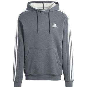 adidas Sweatshirt met capuchon voor heren, Donkergrijze Hei, XXL