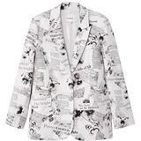 Blazers - Gedeeltelijk Gevoerd - Normale Pasvorm - Lange Mouw - Normale Lengte