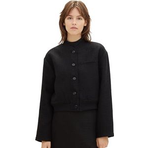 TOM TAILOR Denim Damesblazer, 14482 - Deep Black, M
