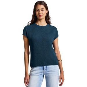 Street One - Gestructureerd Shirt - Turkoois - Dames