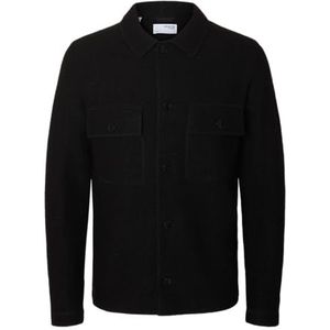 Selected - Nealy Cardigan - Gebreid Herenvest - Met Lange Mouwen - Overhemdkraag