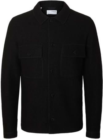 Selected - Nealy Cardigan - Gebreid Herenvest - Met Lange Mouwen - Overhemdkraag