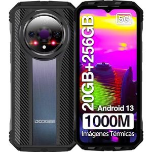 Doogee V31 GT 5G, 12 GB/256 GB, zwart, Rugged Merk