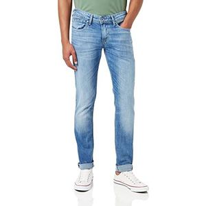 Pepe Jeans Hatch Jeans voor heren, blauw (denim-gu7), 33W x 34L