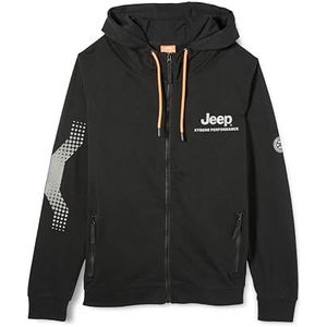 JEEP Sweatshirt met ritssluiting voor heren