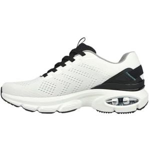 Skechers Heren Skech-AIR Ventura Sneakers, wit mesh/synthetisch/zwarte trim, 8.5 UK, Witte Mesh Synthetische Zwarte Trim, 42.5 EU