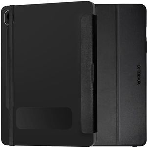 OtterBox React Folio-hoes voor Samsung Galaxy Tab S9 FE, schokbestendig, valbestendig, ultradun, beschermende folio-hoes, getest volgens militaire standaard, Zwart