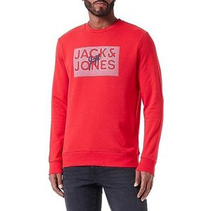 Jack & Jones JJMARIUS Sweat Crew Neck, true red, L