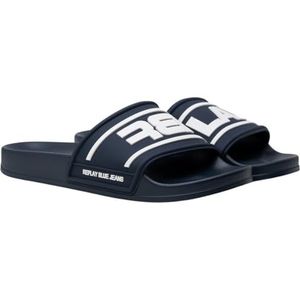 Replay Heren UP Write pantoffels, 195 Navy White, 42 EU, 195 Navy White, 42 EU
