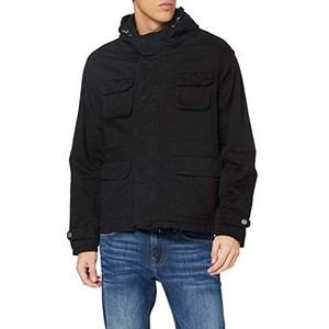 Urban Classics Heren Cotton Field Jacket Jassen, zwart, M