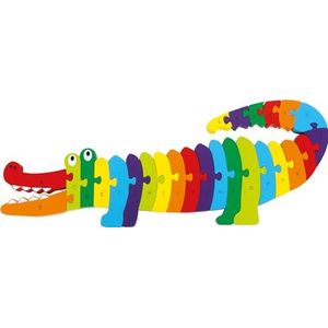Small foot - Puzzel ABC""""krokodil"""" - Houten speelgoed vanaf 3 jaar