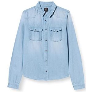 IKKS Shirt voor jongens, vervaagd blauw, 16 Jaren