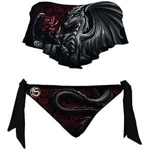 Spiral Dragon Rose Bikini Set zwart S