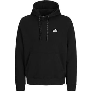 JACK & JONES Jcoflare Back Photo Print Sweat Hood, zwart, M