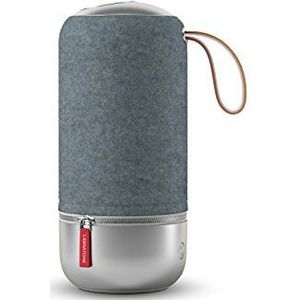 Libratone Zipp Mini Copenhagen Edition Draadloze luidspreker (360° geluid, wifi, Bluetooth, MultiRoom, Airplay 2, Spotify Connect, 10 uur accu) staal blauw