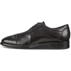 ECCO Heren Citytray Cap Toe Tie Oxford, Zwart, 47 EU