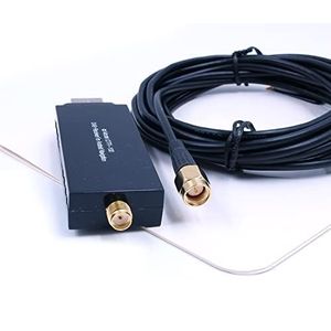 DollaTek DAB-radio-ontvanger In auto-antenne Digitale DAB+-adapter Tunerbox Audio USB Amplified Loop-antenne Decodering Radio-ontvangst voor Android