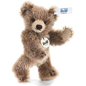 Steiff Mini teddybeer - 10 cm - verzameldier voor volwassenen - zacht & niet wasbaar - bruin gespleten (040023)