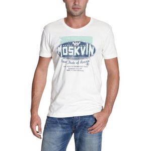 Blend Heren T-shirt 450010, wit (5offwhite), 50 NL