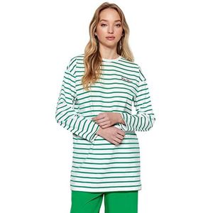 Trendyol Dames tuniek-groen-regular, Groen, XL