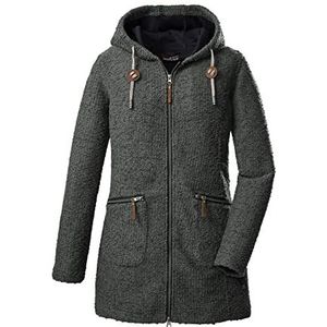 G.I.G.A. DX dames Casual gebreide parka met capuchon GW 55 WMN KNTFLC PRK, Donker blauwgroen, 34, 39009-000