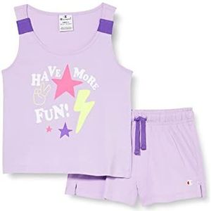 Champion Legacy Fun Clubtanktop & shorts, lavendel, 5-6 jaar, meisjes en meisjes