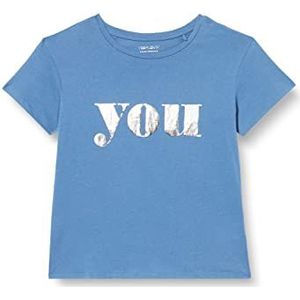 Teddy Smith Meisjes-T-shirt T-You MC Jr, Maanlicht Blauw, 10 Jaar